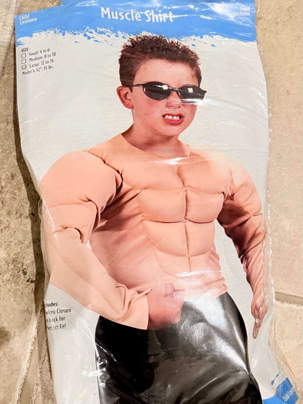 New Muscle Boys' Top Costume - Nude/Tan